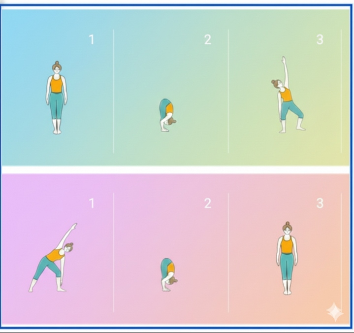 PARIVRTTA PARSVAKONASANA (REVOLVED SIDE ANGLE POSE)