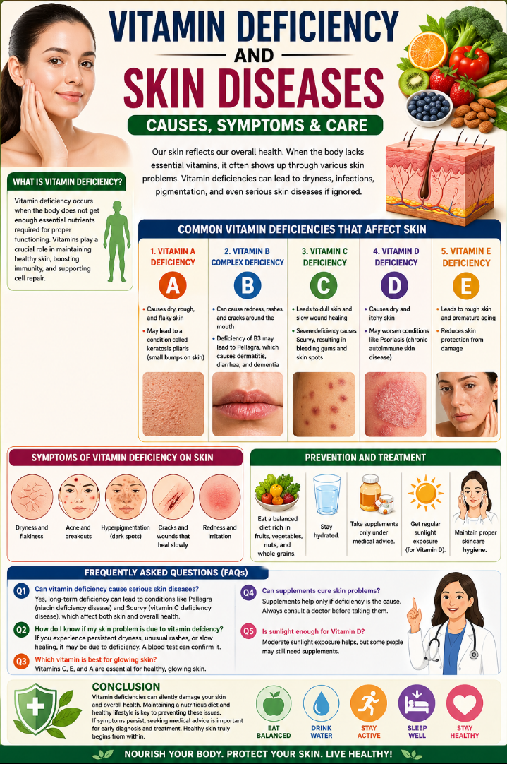 Vitamin Deficiency and Skin Diseases