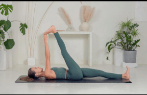 🧘 Supta Padangusthasana (Reclining Hand-to-Big-Toe Pose)